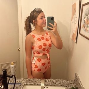 COPY - lime ricki top and bottom swim suit